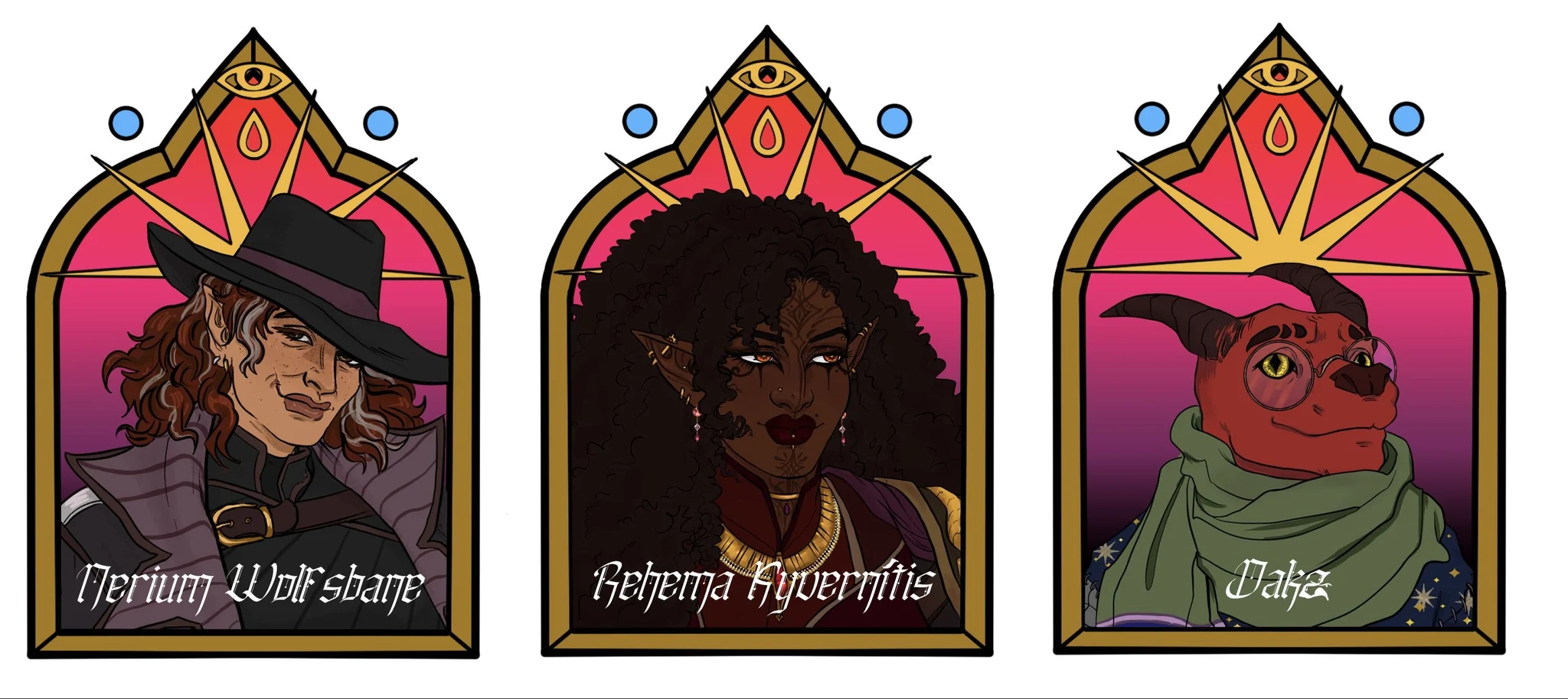 Nerium, Rehema, and Dakz